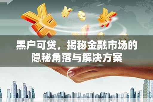 名山黑户可贷，揭秘金融市场的隐秘角落与解决方案