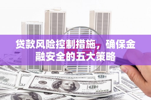 名山贷款风险控制措施，确保金融安全的五大策略