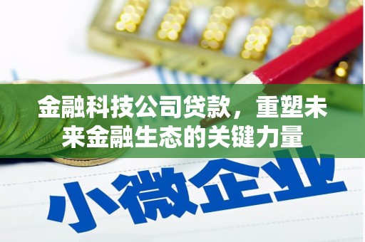 名山金融科技公司贷款，重塑未来金融生态的关键力量
