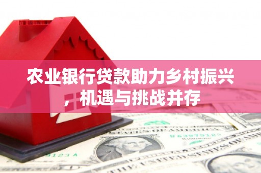 名山农业银行贷款助力乡村振兴，机遇与挑战并存
