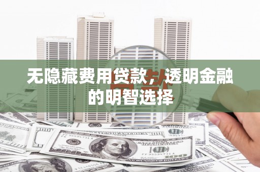 名山无隐藏费用贷款，透明金融的明智选择